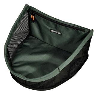 Cestino da viaggio con parapioggia - verde/nero/arancione