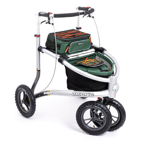 Veloped Trek 12er, G, en verde/negro/anaranjado
