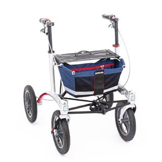 Rollator Walker 12er M/L navy/black/red