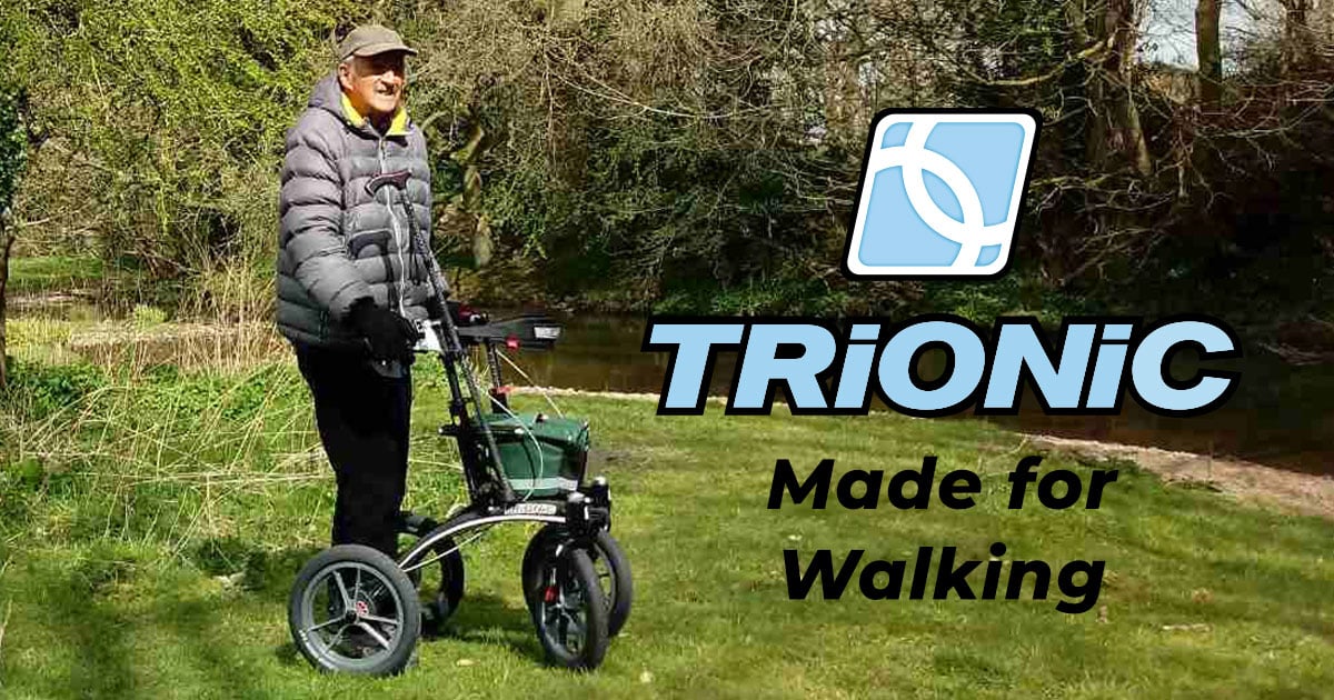 Trionic Rollator Rollator Walker 14er – Makes You Walk Longer and Faster | Trionic | USA