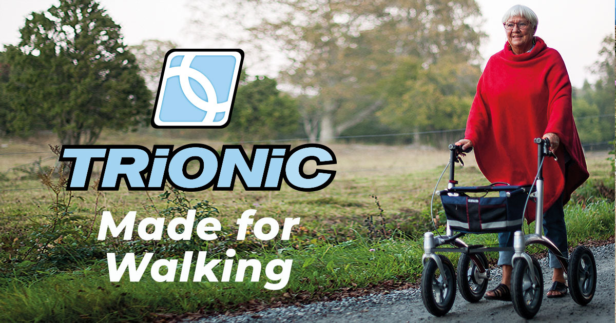 Trionic Rollator Rollator Walker 12er — Outdoor Walker with 12