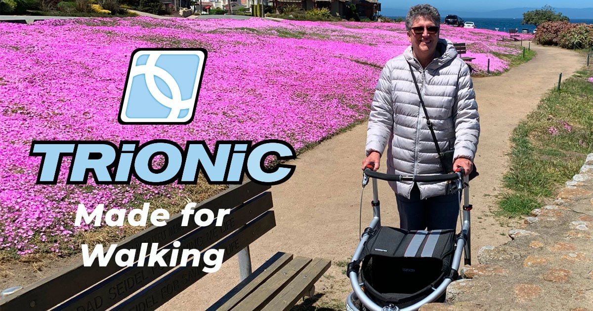 Trionic Rollator Rollator Veloped Tour 12er & 14er | Trionic | Canada