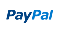 Pagamento simples e seguro com sua conta Paypal ou com cartão.