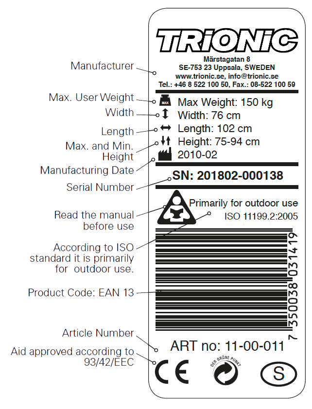 Product label